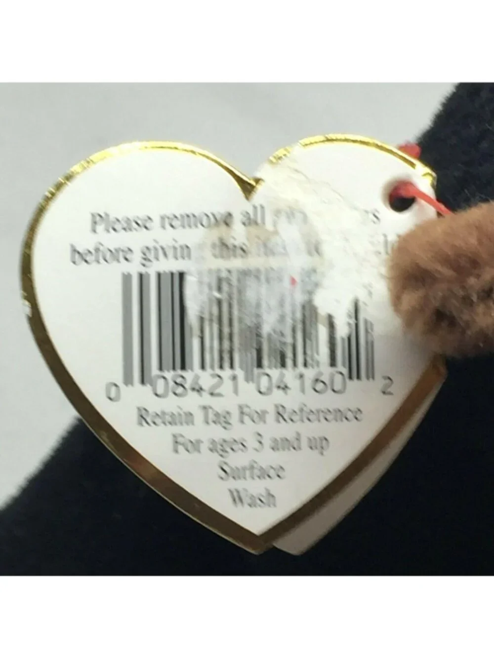 Ty Beanie Baby Congo Gorilla Plush Stuffed Animal Retired W Tag November 9 1996